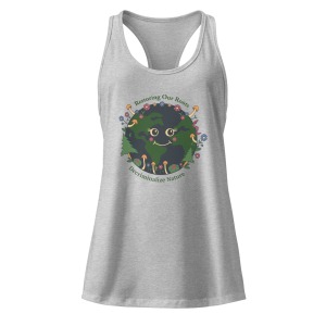 Mother Nature DN Women’s fitted racerback tank top